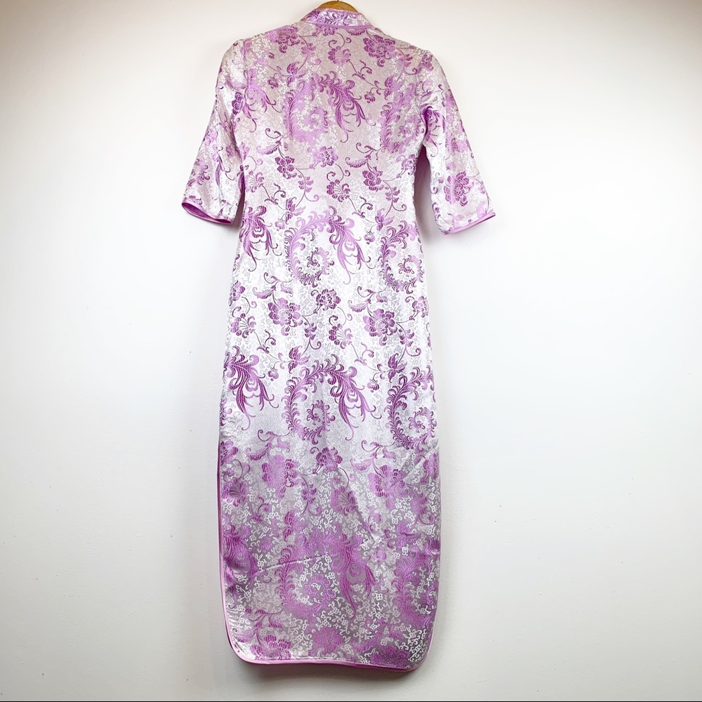 Custom Made Lavender Qipao - Picture 2 of 8